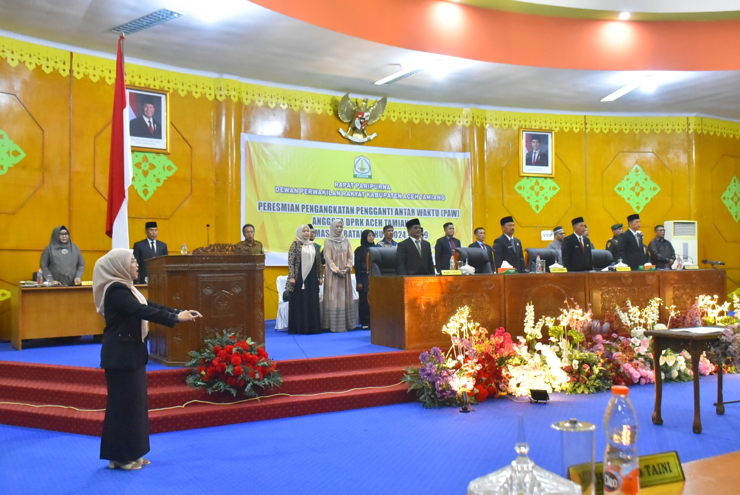 Rapat Paripurna PAW Anggota DPRK Aceh Tamiang 