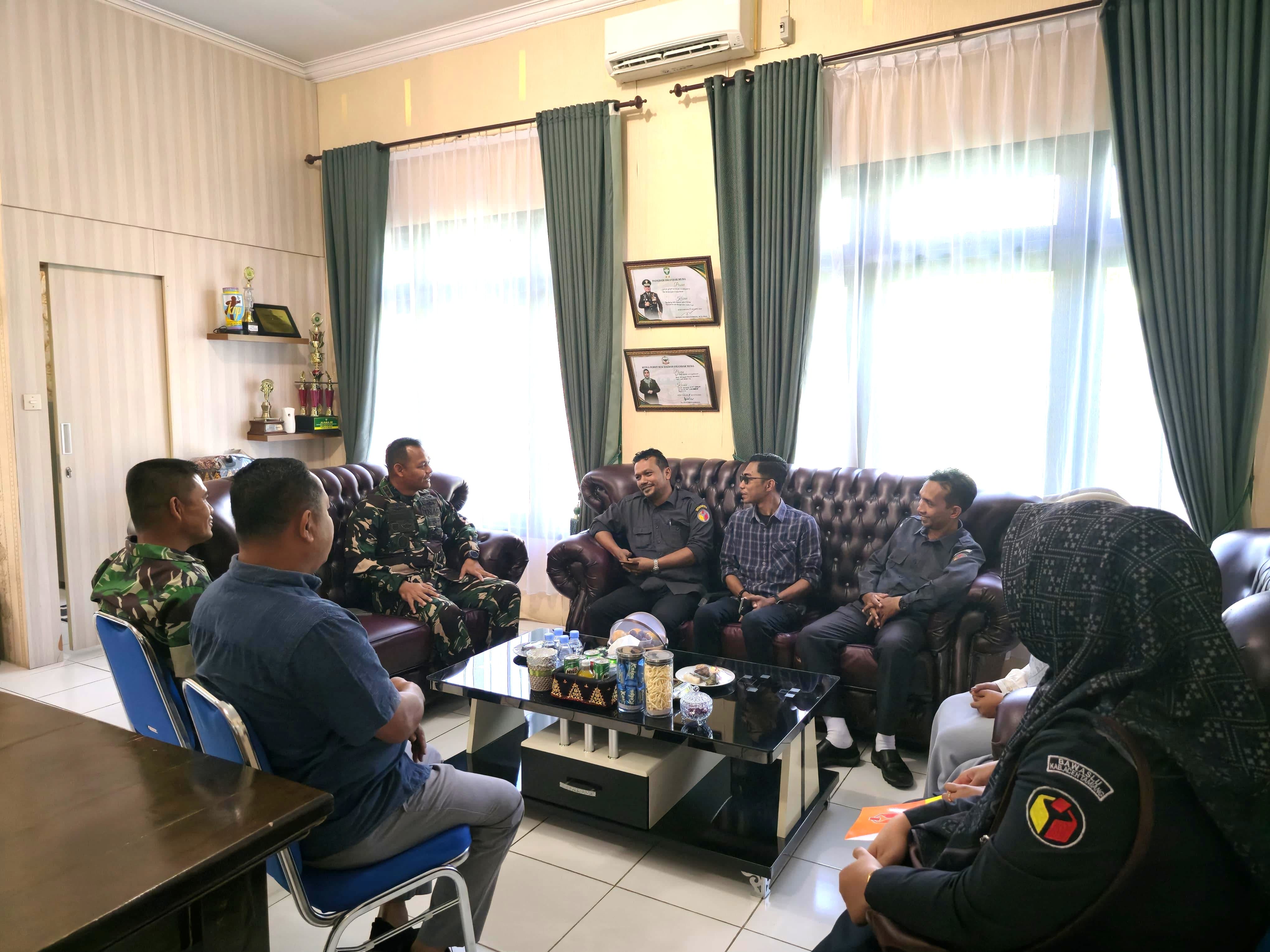 Audiensi Dengan Dandim 0117 Aceh Tamiang