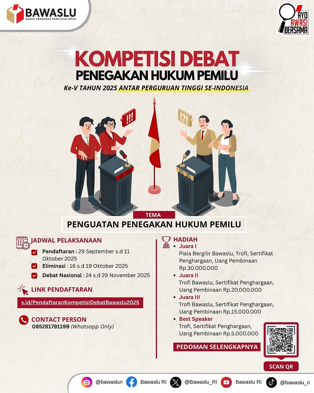 Kompetisi Debat Hukum Pemilu