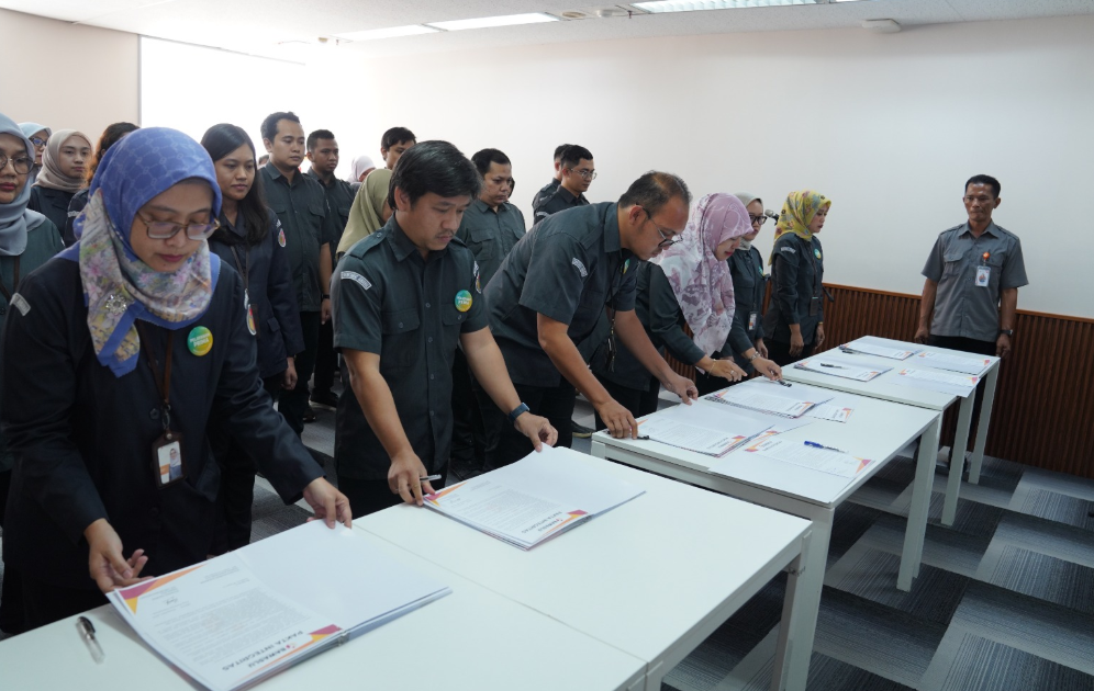 Penandatanganan Pembangunan Zona Integritas Inspektorat Utama