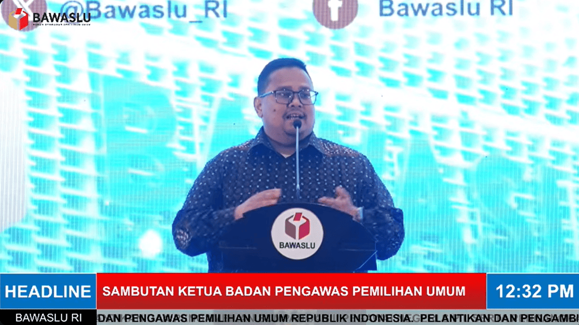 Sambutan Ketua Bawaslu RI pada saat pelantikan PNS 2026