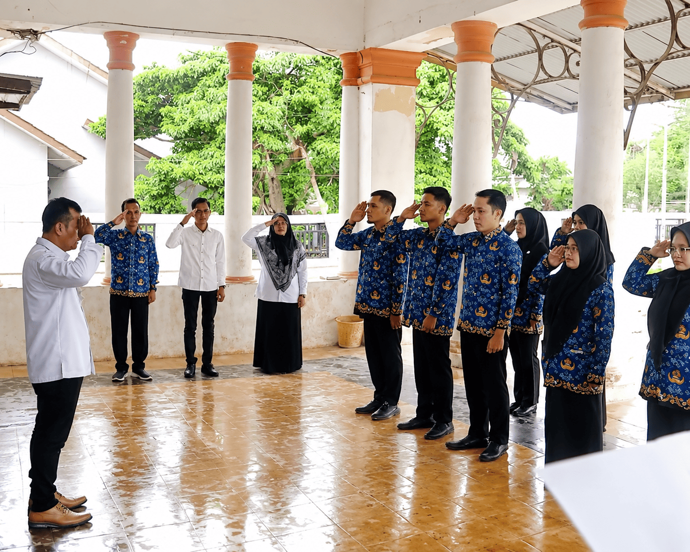 Pelaksaan Upacara Harkitnas
