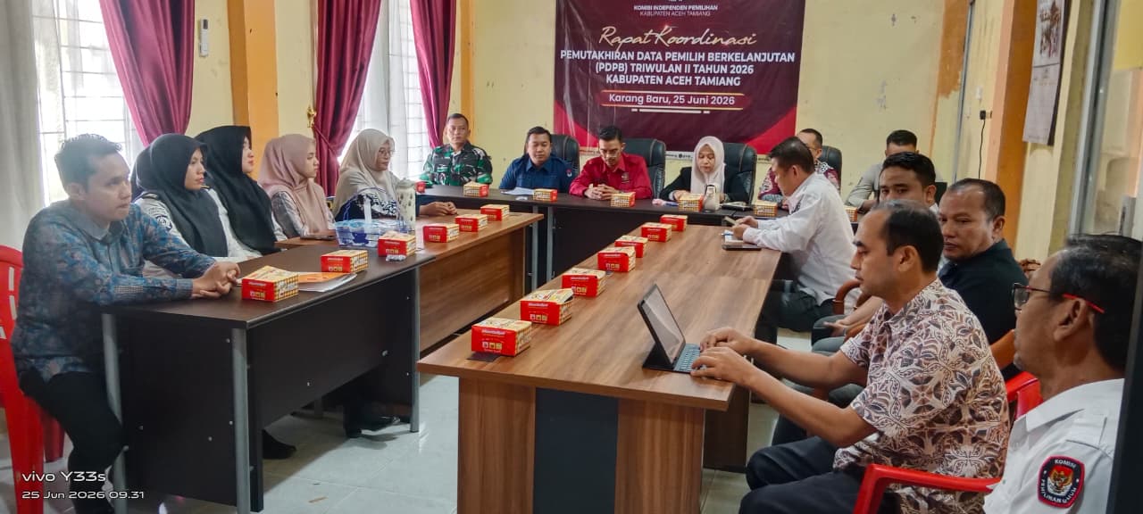 Rapat Koordinasi PDPB Triwulan II Kab.Aceh Tamiang