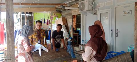 Pelaksanaan Uj Petik di Huntara Kampung Bundar