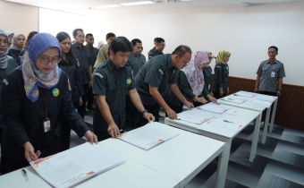 Penandatanganan Pembangunan Zona Integritas Inspektorat Utama
