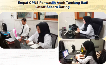 CPNS Panwaslih Aceh Tamiang Ikuti Latsar melalui Daring