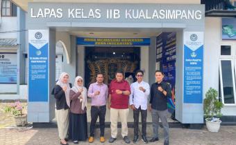 Koordinasi dengan Lapas II B Kualasimpang
