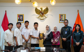 Deputi Bidang Dukungan Teknis Bawaslu saat menerima audiensi dari Thinkleaders