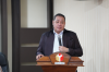 Herwyn J.H. Malonda, saat menghadiri Kegiatan Penandatanganan IKU Bawaslu Provinsi DKI Jakarta