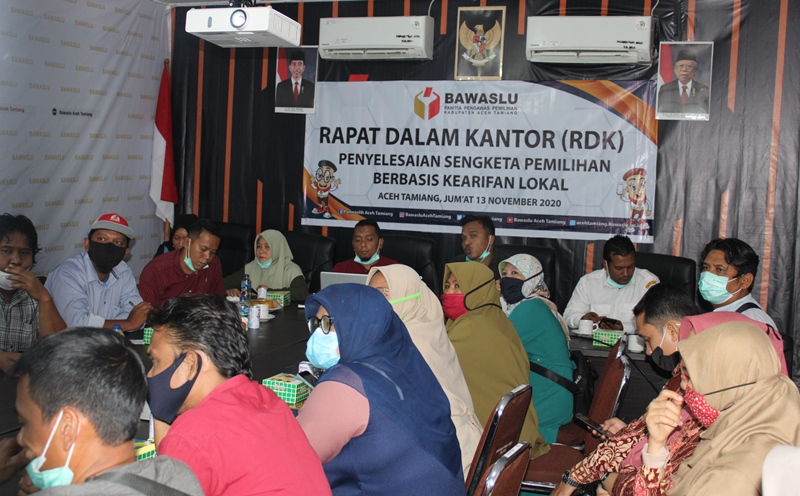 Panwaslih Aceh Tamiang Gelar RDK Penyelesaian Sengketa Pemilihan Berbasis Kearifan Lokal
